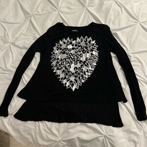 Lauren Moshi. Black sweater. XS.